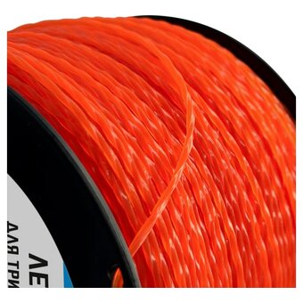  Леска для триммера VertexTools YK-222-3-168 3мм, бобина 168м, витой квадрат 
