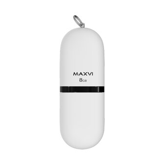  USB-флешка Maxvi 8GB white (FD8GBUSB20C10SF) 
