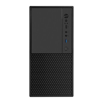  Корпус Exegate BAA-308MUC EX299077RUS Minitower (mATX, без БП, 1*USB+1*USB3.0+1*TypeC, HD Audio, черный) 