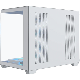  Корпус XASTRA QW500M 6ARGB-C10-UC White (QW500M-6FM12A-C10-UC-WH) mATX/Aquarium/Screewless/ 6x120mm ARGB PWM FM fans/Argb+PWM HUB 10port/Type-C 