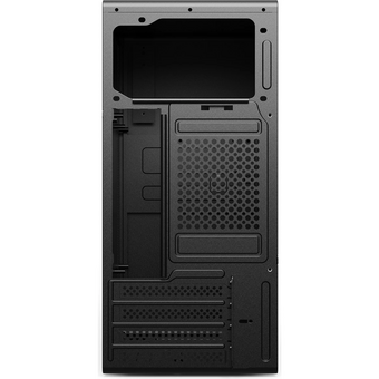  Корпус CBR V201 (PCC-MATX-V201-WPSU), Minitower, без БП, mATX, 2*USB 2.0, HD Audio+Mic, Black 