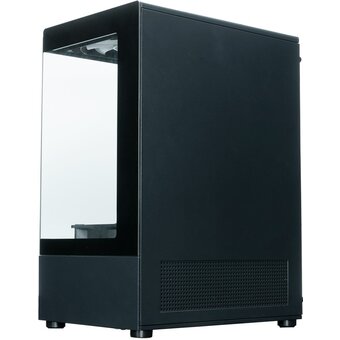  Корпус XASTRA Q300M 5FRGB Black (Q300M-5FC12F) mATX/Aquarium/Screewless/ 5x120mm FRGB FC fans 