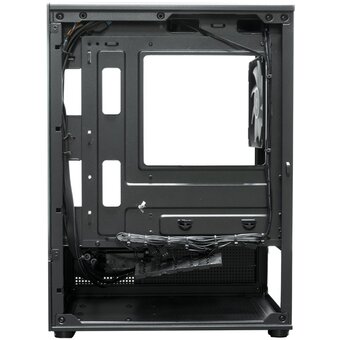  Корпус XASTRA Q300M 5FRGB Black (Q300M-5FC12F) mATX/Aquarium/Screewless/ 5x120mm FRGB FC fans 