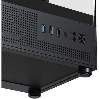  Корпус XASTRA Q300M 5FRGB Black (Q300M-5FC12F) mATX/Aquarium/Screewless/ 5x120mm FRGB FC fans 