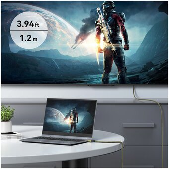  Кабель MOKIN MOHD0112-GO, HDMI to HDMI, 1.2m 