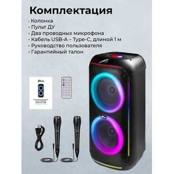  Портативная акустика RITMIX SP-770B черный 