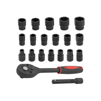  Набор головок Forsage F-019-5K(59790) 20 предметов, 1/2" 