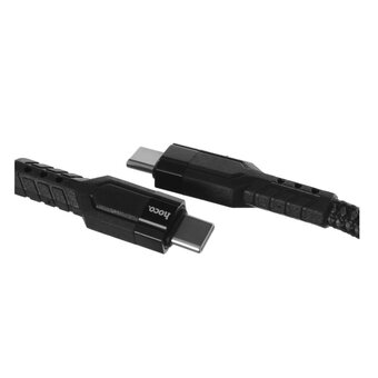  Дата-кабель HOCO U110 Type-C to Type-C 60W черный 