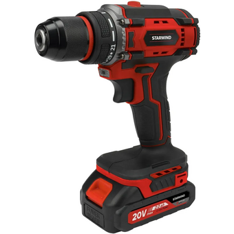  Дрель-шуруповерт аккумуляторная STARWIND CD20-2.0/2.0S1 