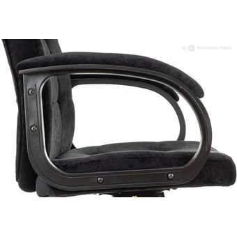  Кресло руководителя Бюрократ CH 002 LT20 Fabric черный Light-20 крестов. пластик 