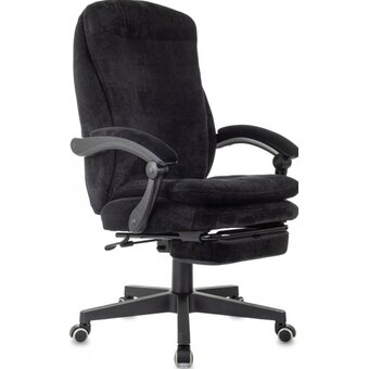  Кресло Бюрократ T-9950MSG-F/FABR-B Fabric черный Light-20 крестов. пластик подст.для ног 