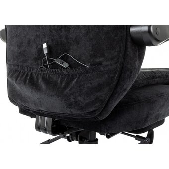  Кресло Бюрократ T-9950MSG-F/FABR-B Fabric черный Light-20 крестов. пластик подст.для ног 