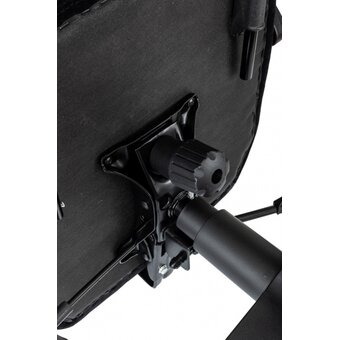 Кресло Бюрократ T-9950MSG-F/FABR-B Fabric черный Light-20 крестов. пластик подст.для ног 