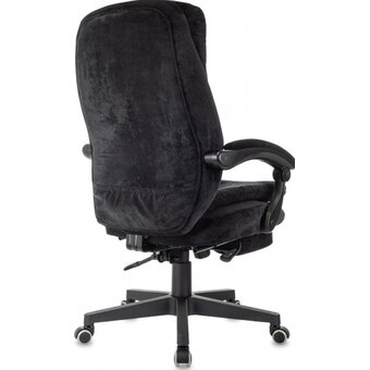  Кресло Бюрократ T-9950MSG-F/FABR-B Fabric черный Light-20 крестов. пластик подст.для ног 