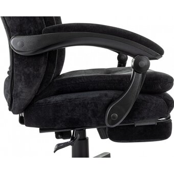  Кресло Бюрократ T-9950MSG-F/FABR-B Fabric черный Light-20 крестов. пластик подст.для ног 