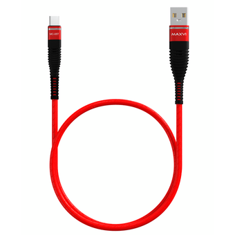  Кабель Maxvi MC-05T red USB-A-Type-C, 2A 