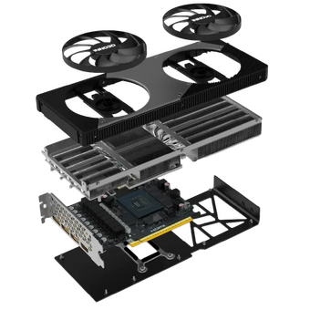  Видеокарта INNO3D RTX5070 Twin X2 12GB (N50702-12D7-195064N) GDDR7 192bit 3xDP HDMI 3Fan RTL 