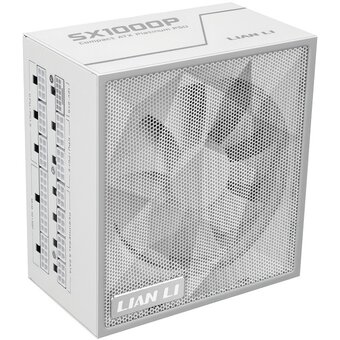  Блок питания Lian Li SX1000P (G9P.SX1000P.W000.RU) / White / ATX 3.1, 1000W, 80 Plus Platinum, PCIe 5.1, APFC, 120mm FDB Fan, Fully Modular 