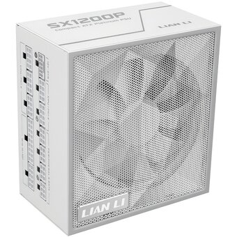  Блок питания Lian Li SX1200P (G9P.SX1200P.W000.RU) / White / ATX 3.1, 1200W, 80 Plus Platinum, PCIe 5.1, APFC, 120mm FDB Fan, Fully Modular 