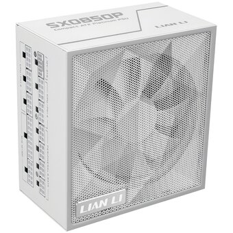  Блок питания Lian Li SX0850P (G9P.SX0850P.W000.RU) / White / ATX 3.1, 850W, 80 Plus Platinum, PCIe 5.1, APFC, 120mm FDB Fan, Fully Modular 