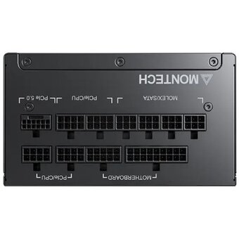  Блок питания Montech Titan Gold 1000W / ATX 3.0, APFC, 80 Plus Gold, Half Bridge LLC, DC-DC, Japan caps, 135mm fan, full modular 