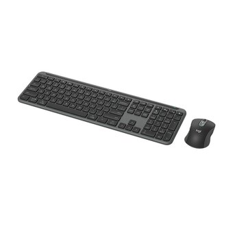  Клавиатура + мышь Logitech MK950 Signature Slim Combo клав:графитовый/черный мышь:черный/серый (920-012500) 