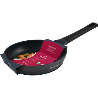  Сковорода Rondell Baselard RDA-2004 круглая 28см покрытие Xylan Plus ручка несъемная (без крышки) темно-серый 