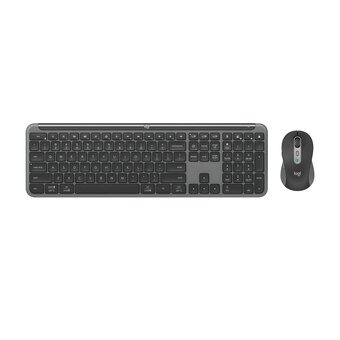  Клавиатура + мышь Logitech MK950 Signature Slim Combo клав:графитовый/черный мышь:черный/серый (920-012500) 