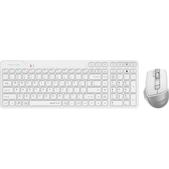  Клавиатура + мышь A4Tech Fstyler FB2800C Air2 White белый/серый 