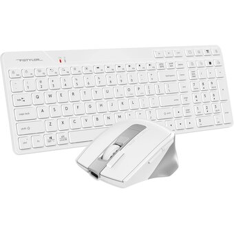  Клавиатура + мышь A4Tech Fstyler FB2800C Air2 White белый/серый 