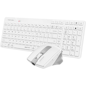  Клавиатура + мышь A4Tech Fstyler FB2800C Air2 White белый/серый 