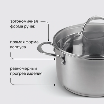  Набор посуды Rondell Erbe RDS-2011 7 предметов 