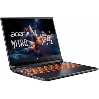  Ноутбук Acer Nitro V 16 ANV16-42-R96P (NH.U2NAA.003) Ryzen 7 260 16Gb SSD512Gb NVIDIA GeForce RTX5050 8Gb 16" IPS WQXGA (2560x1600) Wind11 black 