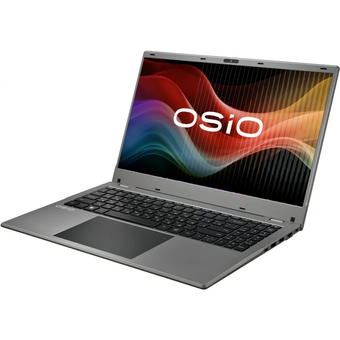  Ноутбук Osio BaseLine B150i-009s N-series N200 8Gb SSD512Gb Intel UHD Graphics 15.6" IPS FHD (1920x1080) без ОС silver WiFi BT Cam 5000mAh 