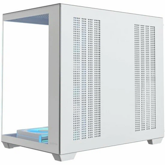  Корпус XASTRA QW500 7ARGB-C10-UC White (QW500-7FM12A-C10-UC-WH) ATX/Aquarium/Screewless/7x120mm ARGB PWM FM fans/Argb+PWM HUB 10port/Type-C 