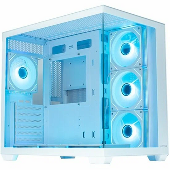  Корпус XASTRA QW500 7ARGB-C10-UC White (QW500-7FM12A-C10-UC-WH) ATX/Aquarium/Screewless/7x120mm ARGB PWM FM fans/Argb+PWM HUB 10port/Type-C 