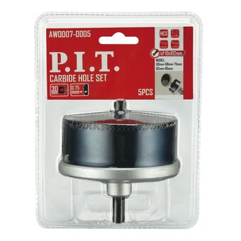  Пила кольцевая наборная по дереву P.I.T. AWOD07-0005 5полотен 