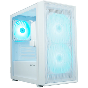  Корпус XASTRA A305M 3ARGB White (A305M-2FC14A-1FC12A-D-WH) mATX/Mesh/ tempered glass / 2x140mm + 1x120mm ARGB PWM FC fans/ Door 