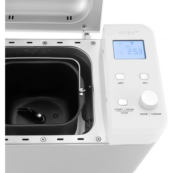  Хлебопечь Vitek VT-BM1301 серый/серебристый 
