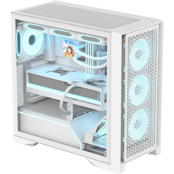  Корпус Formula V Line Air Power G8 White, ATX, Dual Front Panels, Type-C*1, USB3.0*1 