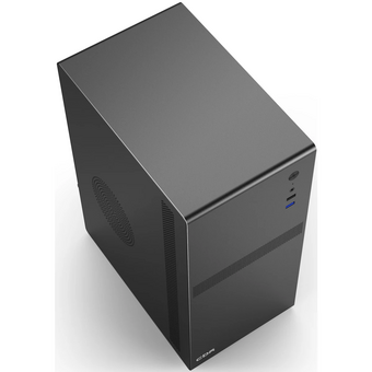  Корпус CBR V203 (PCC-MATX-V203-WPSU), Minitower, без БП, mATX, 1*USB 3.0, 1*USB 2.0, HD Audio+Mic, Black 