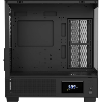  Корпус Formula V Line Crystal E1M Black, MATX, USB3.0*2, Switch Display Panel 
