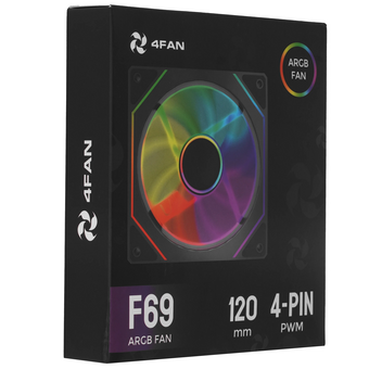  Вентилятор 4FAN F69 Black F6912B1 120mm 