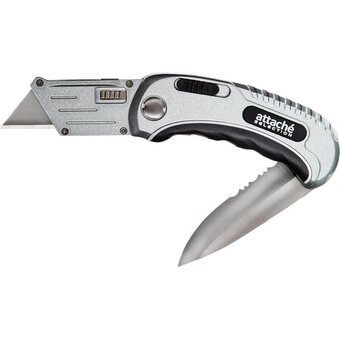  Нож универсальный Attache Selection 1432256 трапециевидный 2 в1 