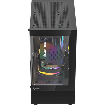  Корпус FORMULA Crystal Z1CM Plus AR black (MiniTower, mATX, без БП, USB Type-A+USB Type-C) 