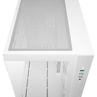  Корпус Deepcool CG330 3F WH без БП, боковое окно (панорама), 3x120mm ARGB PWM вентилятора, белый, mATX 
