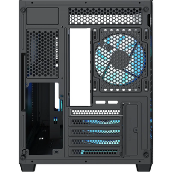  Корпус XASTRA QW500M 6ARGB-C10-UC Black (QW500M-6FM12A-C10-UC) mATX/Aquarium/Screewless/ 6x120mm ARGB PWM FM fans/Argb+PWM HUB 10port/Type-C 