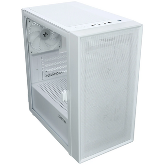  Корпус XASTRA A305M 3ARGB White (A305M-2FC14A-1FC12A-D-WH) mATX/Mesh/ tempered glass / 2x140mm + 1x120mm ARGB PWM FC fans/ Door 