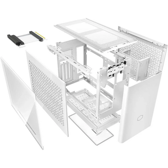  Корпус Cooler Master MasterBox NR200P V2 (NR200PV2-WCNN-S00), без БП, miniITX, белый 
