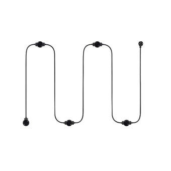  Сетевой удлинитель Buro BU-PDS5.5/B 5м (5 розеток) черный 